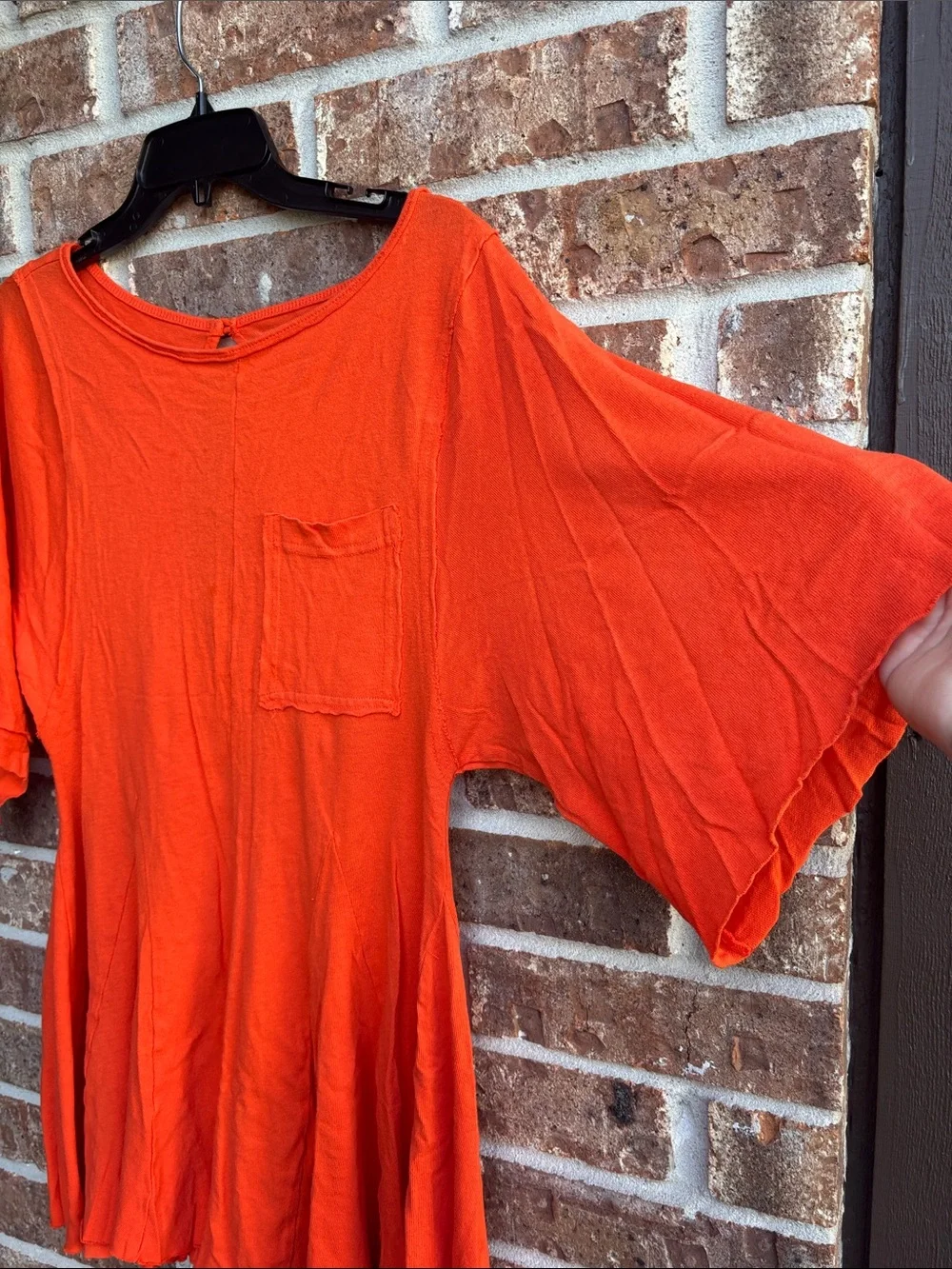 Free people beach Mona Orange romper